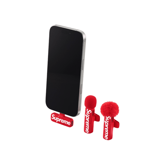 Supreme Mini Mics (Set Of 2) Red – FW26A116-RED-ONE-SIZE – product image