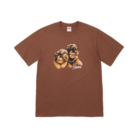 Supreme Puppies Tee 'Brown' – FW26T33-BROWN-S – product image