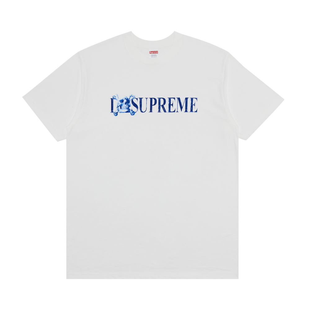 Supreme Skull Tee 'White' – FW25T48-WHITE-M – product image