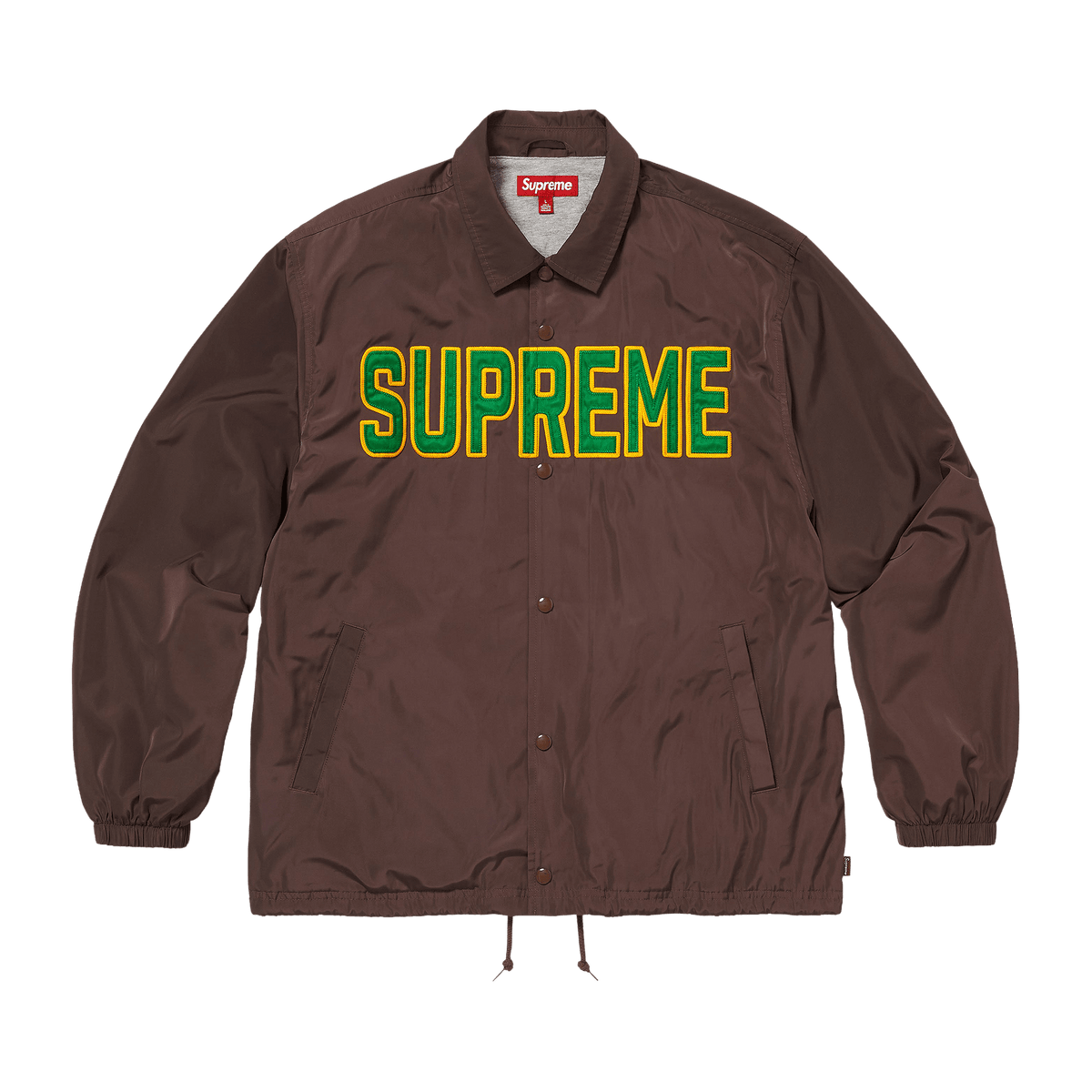 Supreme Spellout Coaches Jacket 'Brown' – SS26J106-BROWN-S – product image