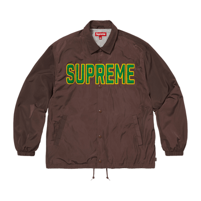 Supreme Spellout Coaches Jacket 'Brown' – SS26J106-BROWN-S – product image