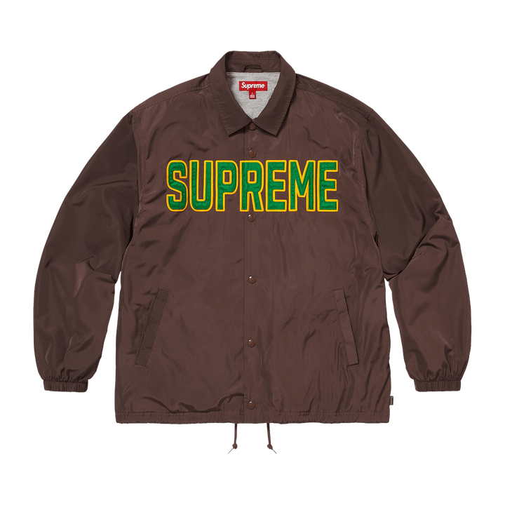 Supreme Spellout Coaches Jacket 'Brown'
