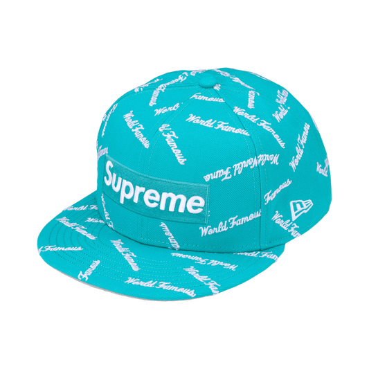 Supreme World Famous Box Logo New Era Teal – FW26H18-TEAL-7.5 – product image