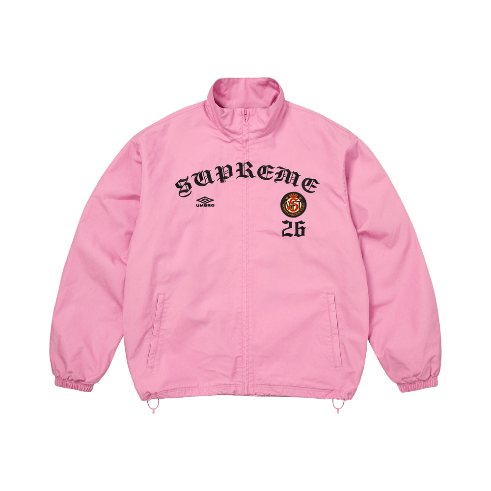 Supreme x Umbro Cotton Ripstop Track Jacket 'Pink' – FW26J92-PINK-S – product image