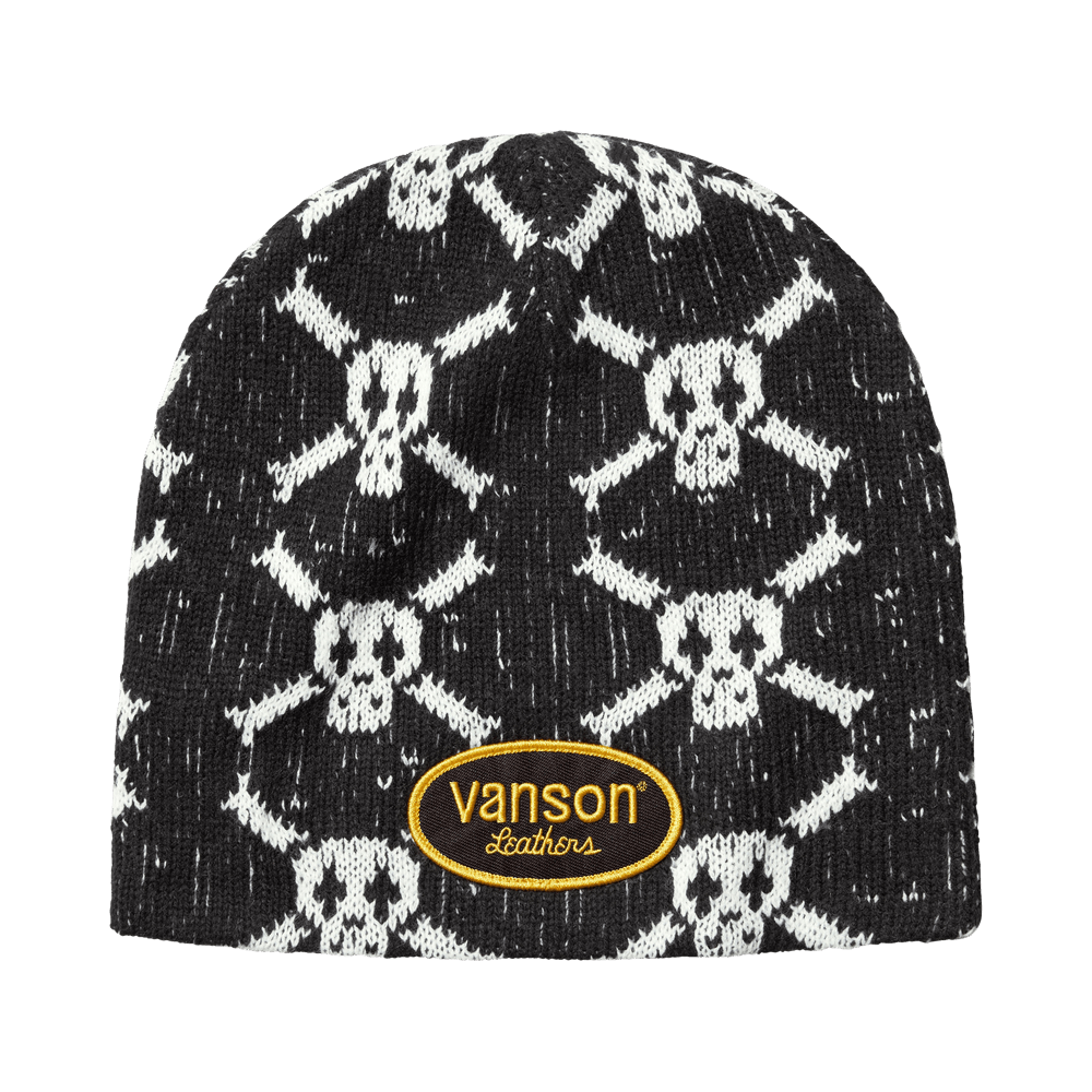 Supreme x Vanson Leathers Skull Beanie 'Black' – FW26BN15-BLACK-ONE-SIZE – product image