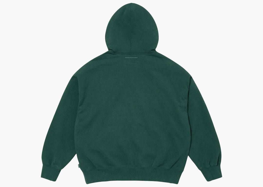 Supreme MM6 Maison Margiela Bluza z kapturem zapinana na zamek w kolorze ciemnozielonym