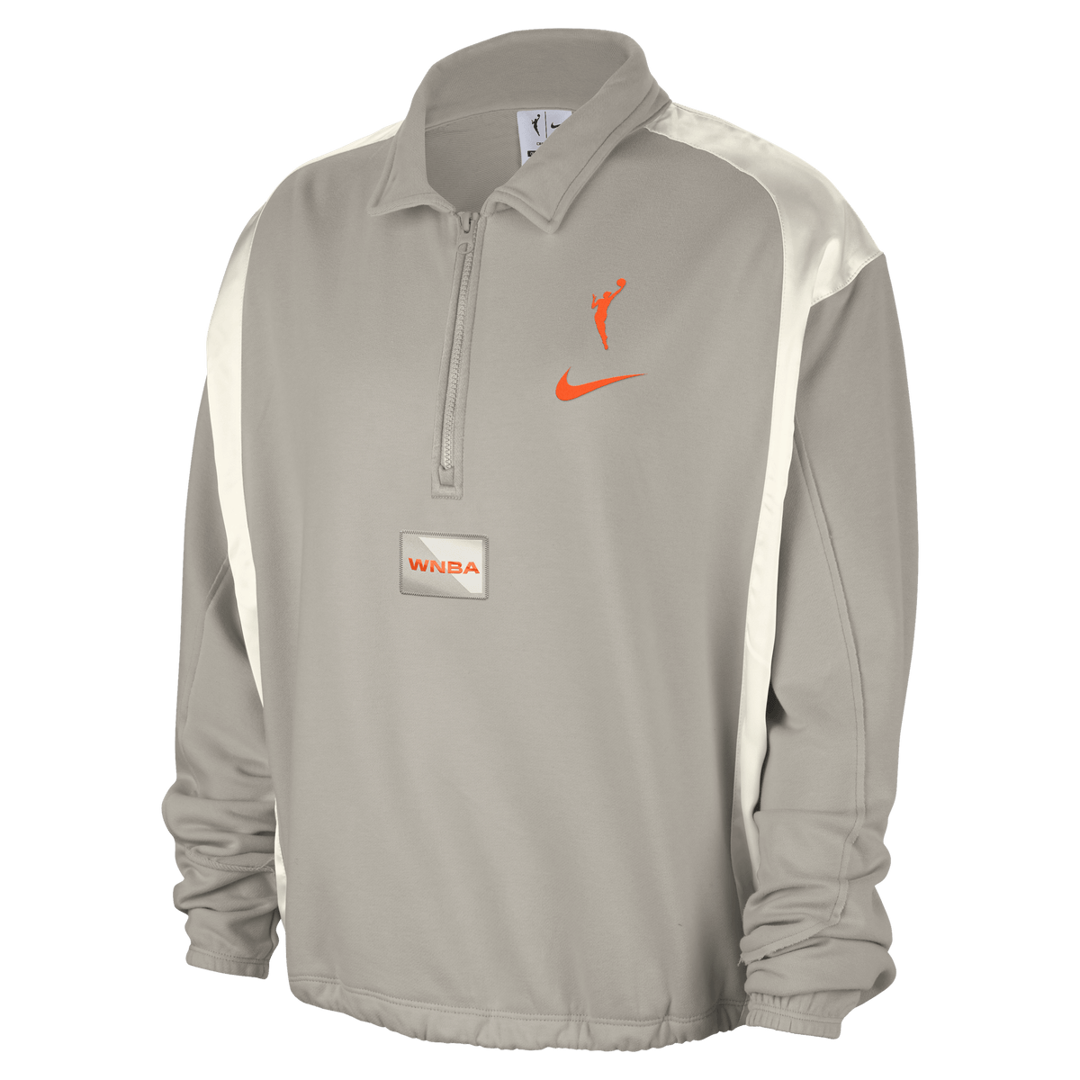 Team 13 Women's Nike WNBA Fleece Top College Grey/Phantom/Brilliant Orange – HF6444-009-XS – product view 3