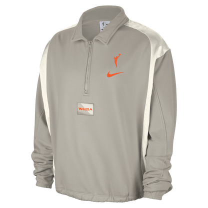 Team 13 Women's Nike WNBA Fleece Top College Grey/Phantom/Brilliant Orange – HF6444-009-XS – product view 3