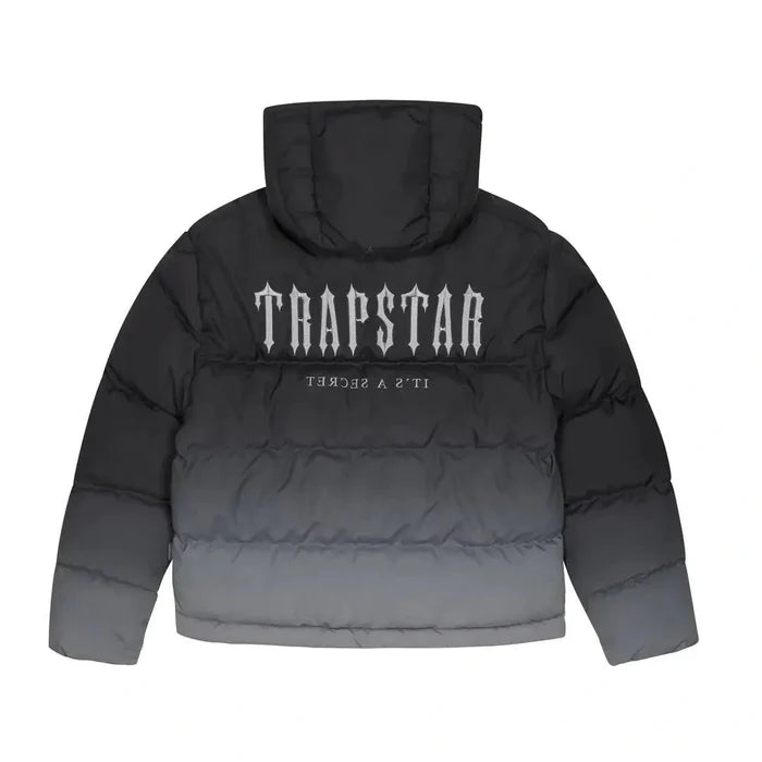 Trapstar Decoded Hooded Puffer Jacket 2.0 “Black Gradient” — Premium Winter Jacket | Luxem Swiss