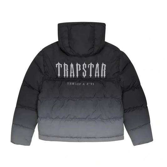 Trapstar Decoded Hooded Puffer Jacket 2.0 “Black Gradient” — Premium Winter Jacket | Luxem Swiss