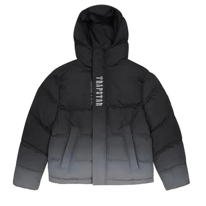 Trapstar Decoded Hooded Puffer Jacket 2.0 “Black Gradient” — Premium Winter Jacket | Luxem Swiss