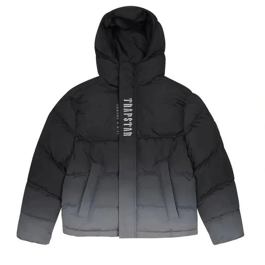 Trapstar Decoded Hooded Puffer Jacket 2.0 “Black Gradient” — Premium Winter Jacket | Luxem Swiss