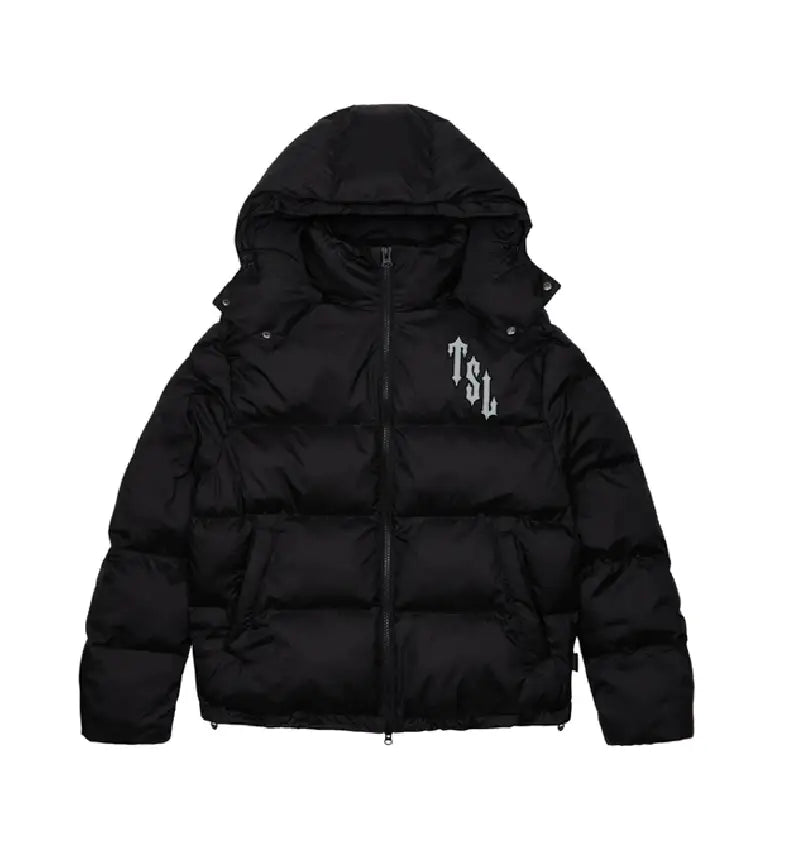 Trapstar Shooters Hooded Puffer Black Reflective | Luxem Swiss