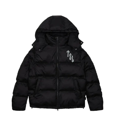 Trapstar Shooters Hooded Puffer Black Reflective | Luxem Swiss