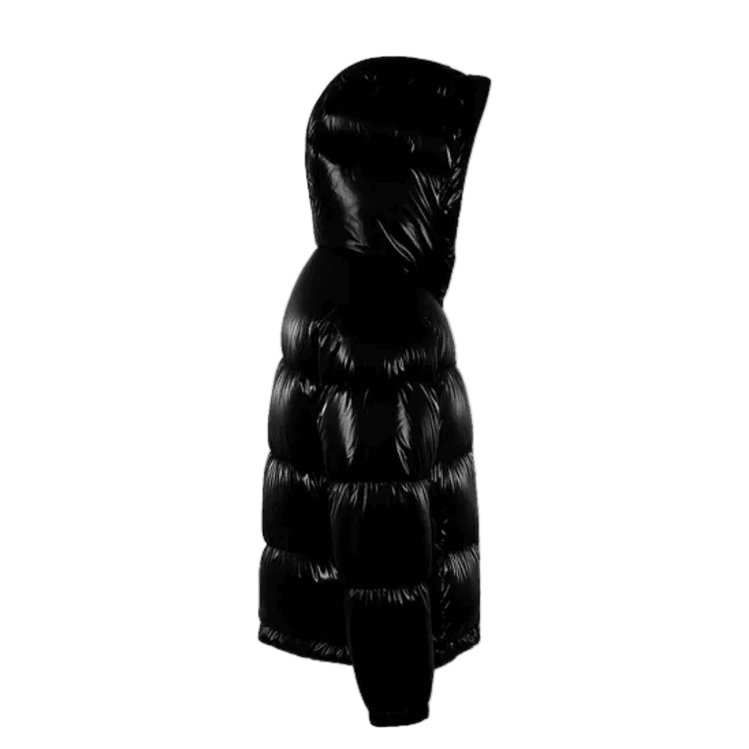 Trapstar Irongate Hooded Puffer Jacket – Shiny Black | Luxem Swiss