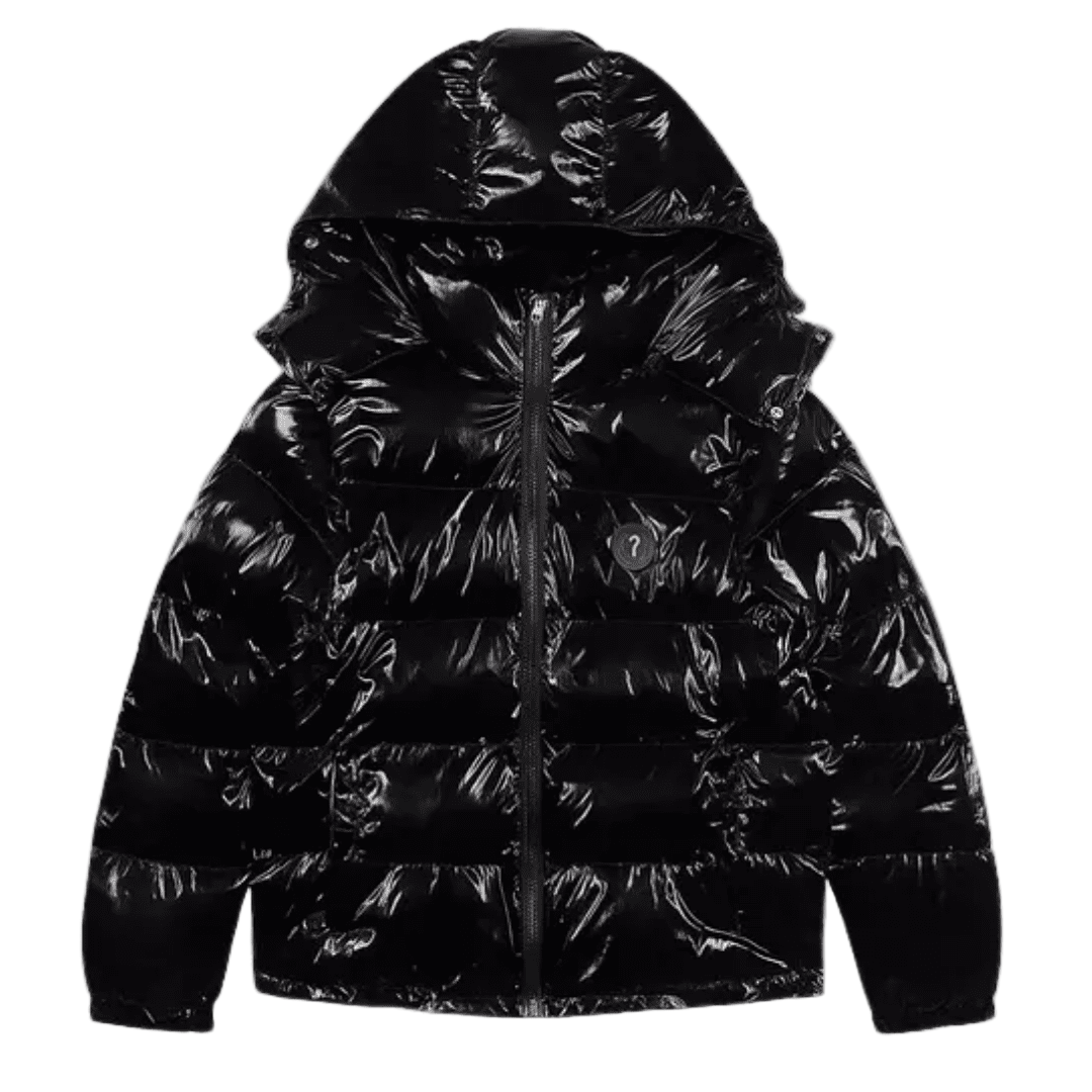 Trapstar Irongate Hooded Puffer Jacket – Shiny Black | Luxem Swiss