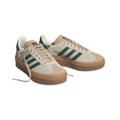 adidas Gazelle Bold Magic Beige Collegiate Green (Women's) – ID7056-40 – product view 4