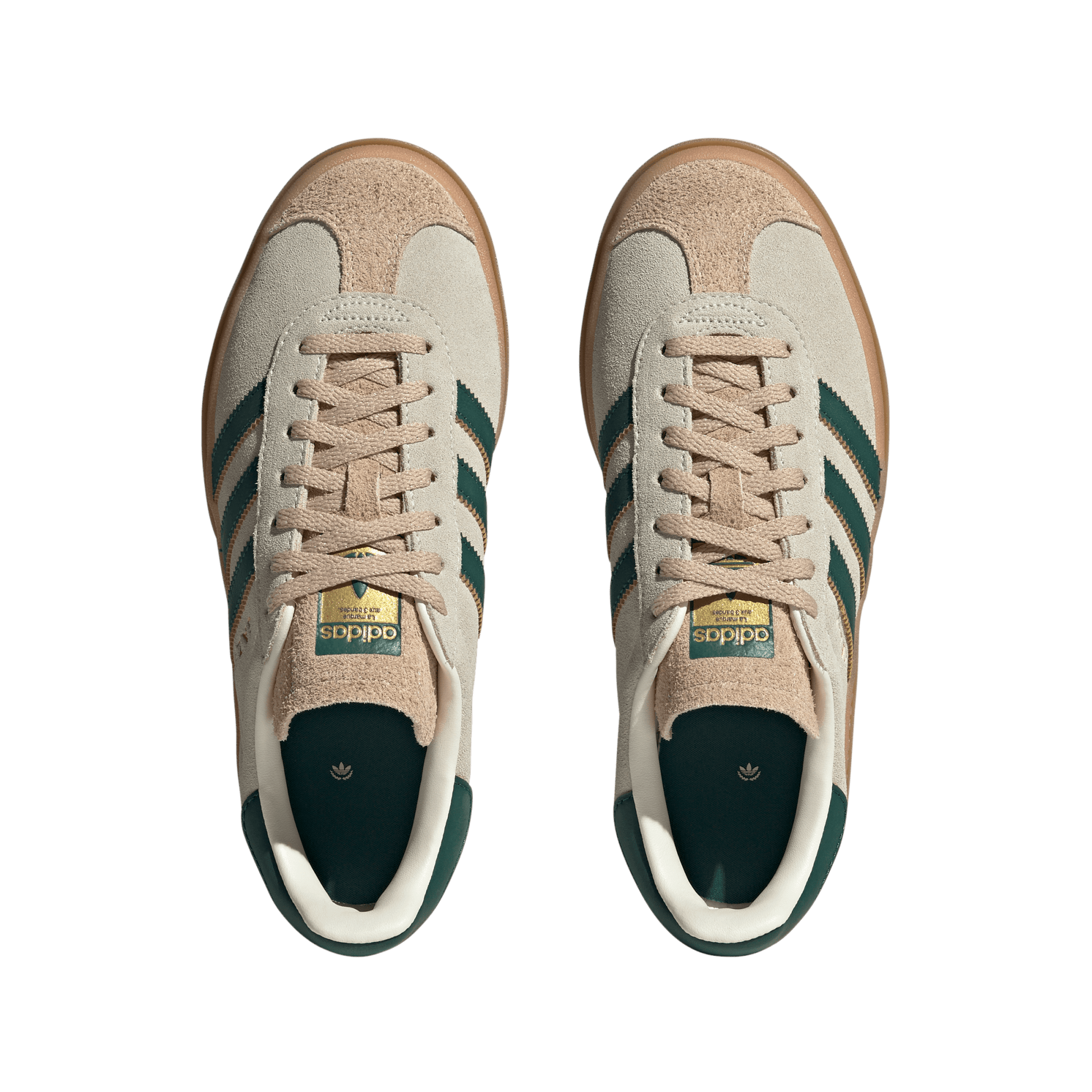 adidas Gazelle Bold Magic Beige Collegiate Green (Women's) – ID7056-40 – product view 3