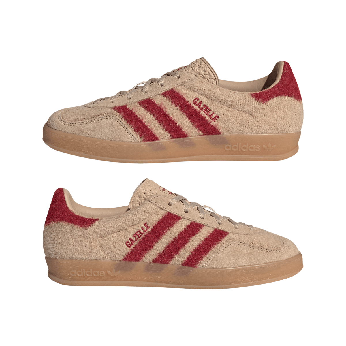 adidas Gazelle Indoor Magic Beige Victory Red (Women's) – JP8341-36-2-3 – product view 2