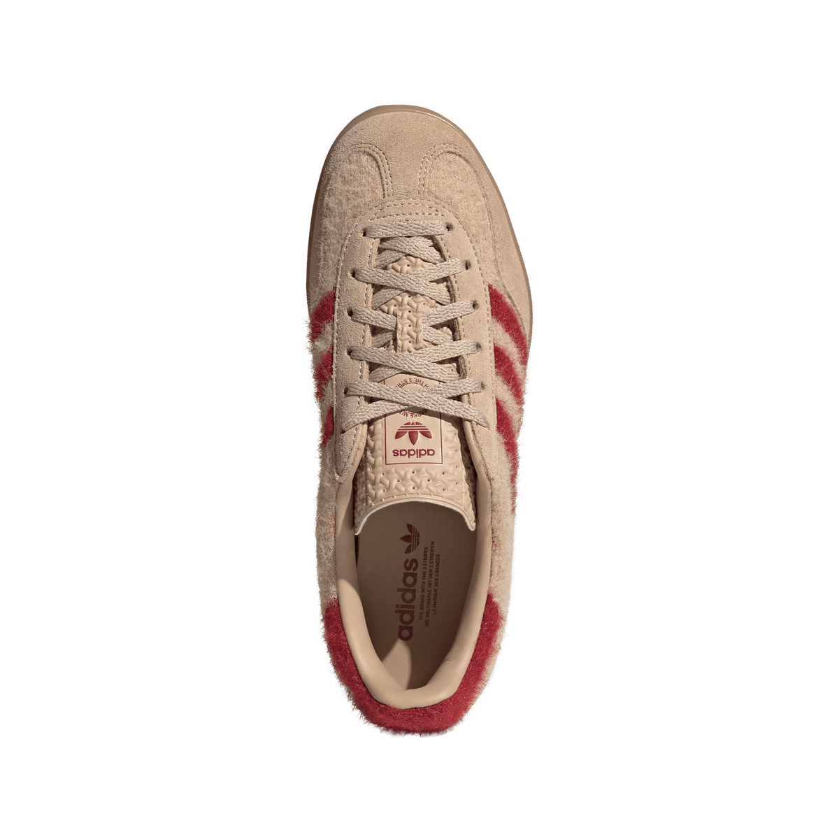 adidas Gazelle Indoor Magic Beige Victory Red (Women's) – JP8341-36-2-3 – product view 3