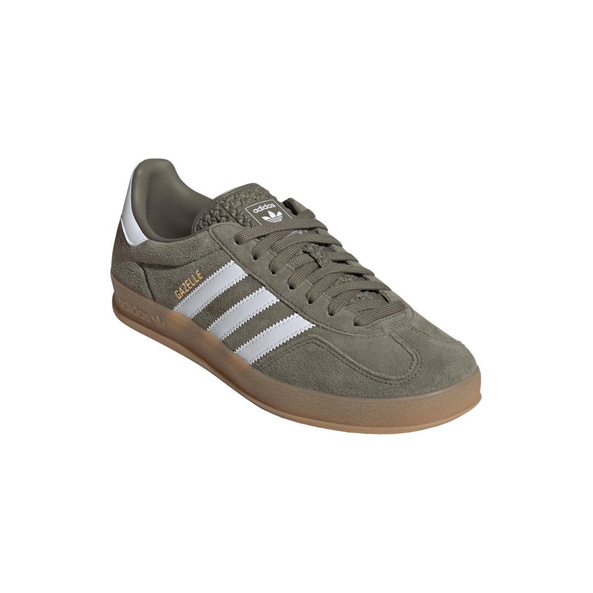 adidas Gazelle Indoor Olive Strata Cloud White Gum – JQ0174-35.5 – product view 4