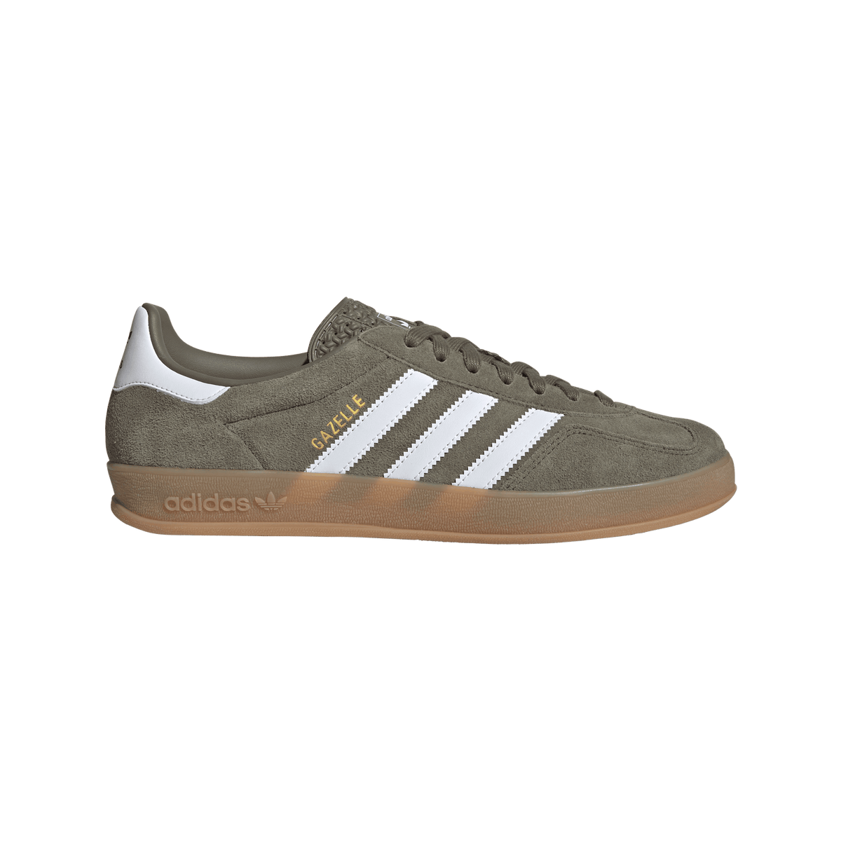 adidas Gazelle Indoor Olive Strata Cloud White Gum – JQ0174-35.5 – product image