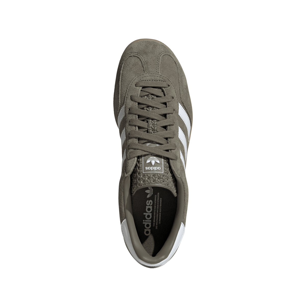 adidas Gazelle Indoor Olive Strata Cloud White Gum – JQ0174-35.5 – product view 3