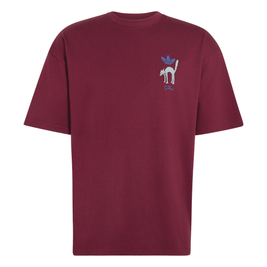 adidas Snowball Graphic Oversized T-shirt Maroon – LG5065-S – product image