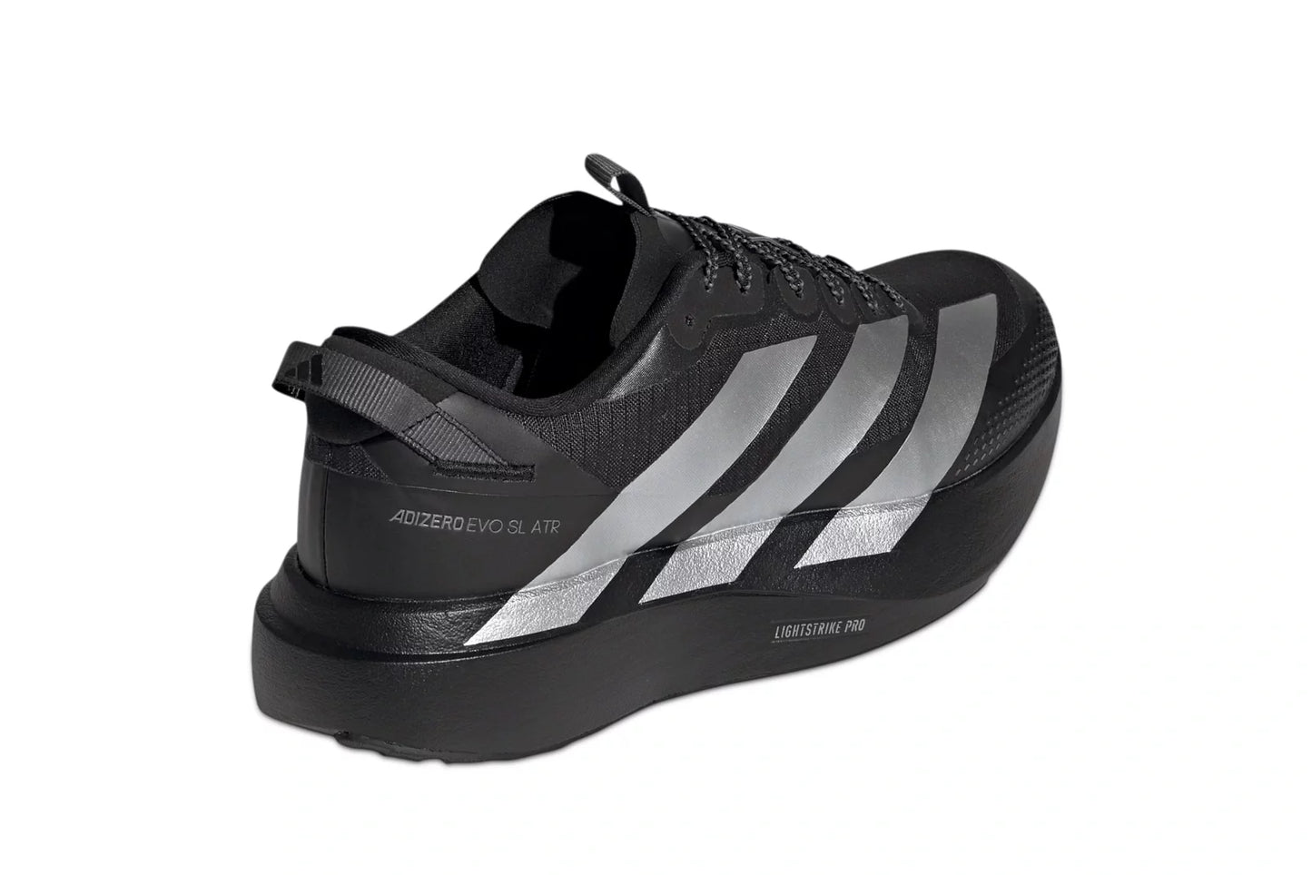 adidas Adizero Evo SL ATR Black Silver Metallic – Running Shoes