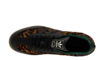 adidas Samba OG Black Green Leopard Women's angle view