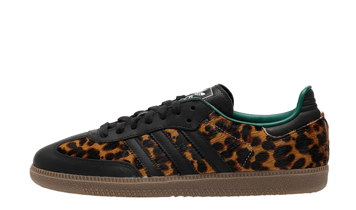 adidas Samba OG Black Green Leopard Women's main view