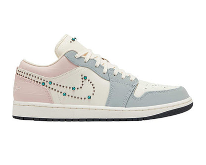 Air Jordan 1 Low SE “Gem Studded Swoosh” – Pastel Bliss