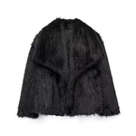 Plush Faux-Fur Short Winter Jacket – Elegant Warm Edition