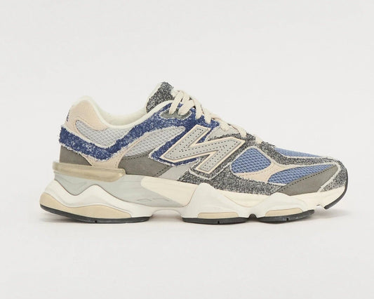 New Balance 9060 Navy – Brushed Suede, Leather & Mesh | Premium Unisex Lifestyle Sneakers