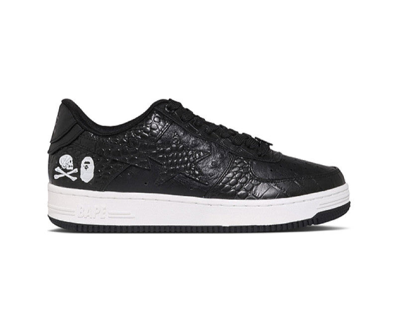 Neighborhood x Bapesta 'Black Crocodile & Ostrich' image