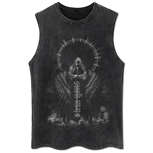 "Midnight Riot Cotton Tank"