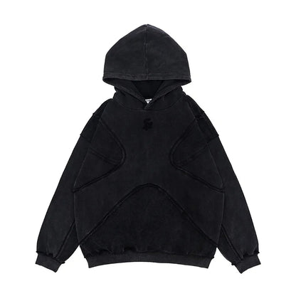 Bluza z kapturem Syna World Armoured – sprana czerń