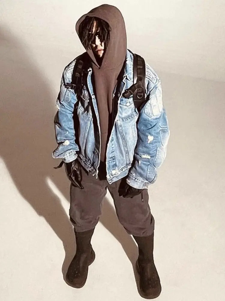 ShadowFade Patchwork Jacket