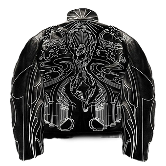 Ethereal Archway Leather Jacket