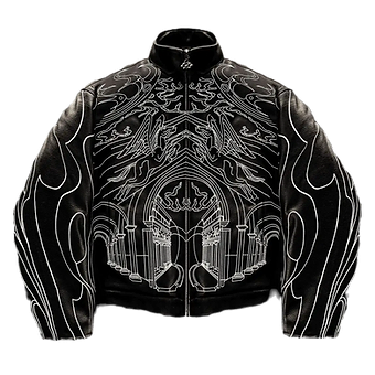 Ethereal Archway Leather Jacket