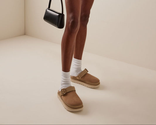 UGG Goldenstar “Chestnut” Clogs – Premium Comfort & Timeless Style | Luxem Swiss