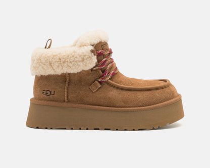 UGG Funkarra Cabin Cuff Chestnut – Winter Ankle Boots | Luxem Swiss