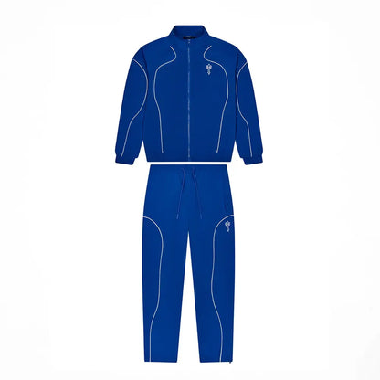 Trapstar Foundation Embroidered Logo Blue Shell Tracksuit – Luxem Swiss