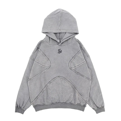 Bluza z kapturem Syna World Armoured – sprana czerń