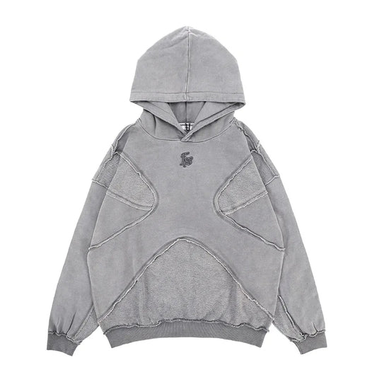 Bluza z kapturem Syna World Armoured – sprana czerń