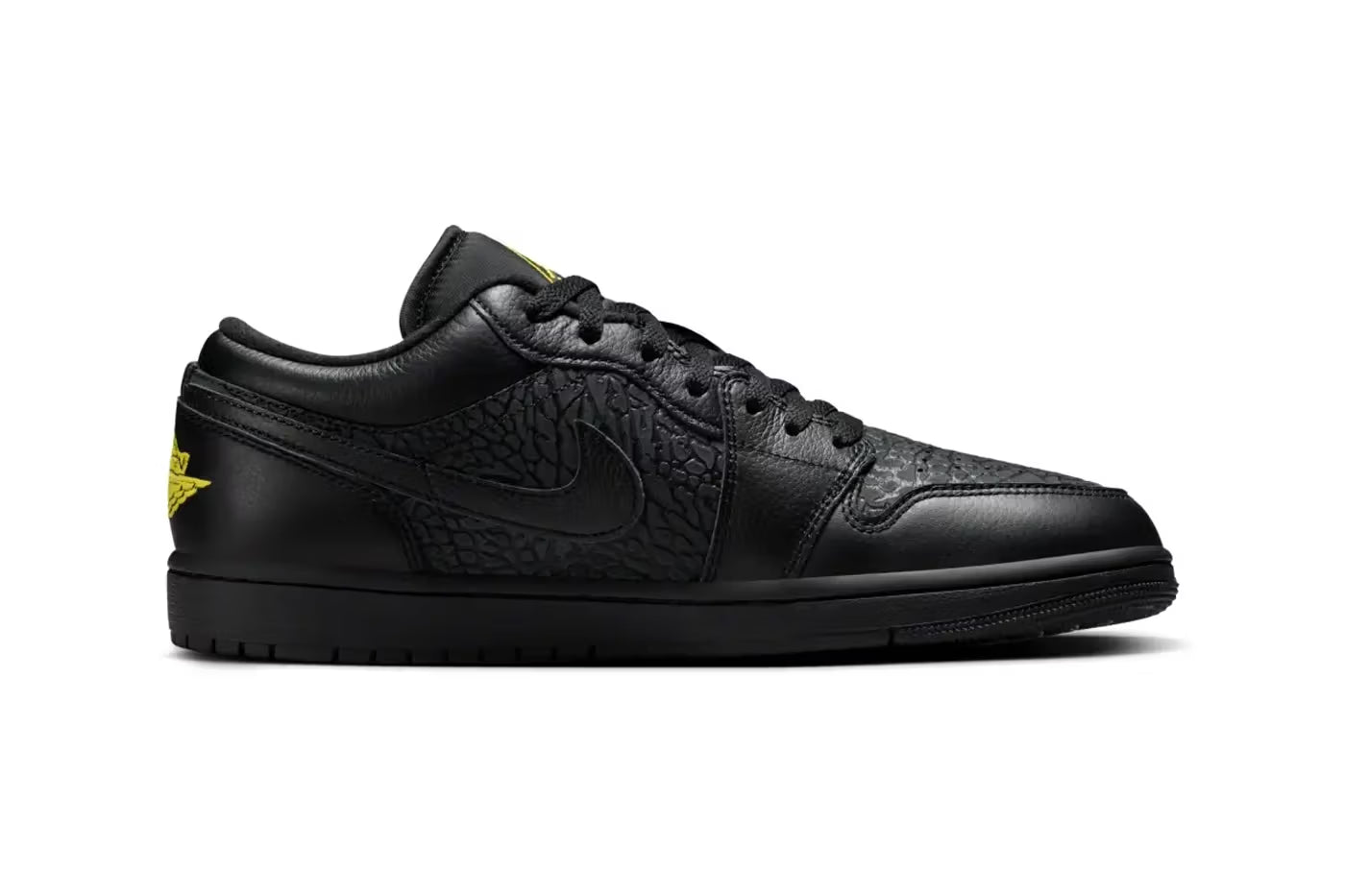 Air Jordan 1 Low “Elephant Print Black Yellow” – Luxem Swiss