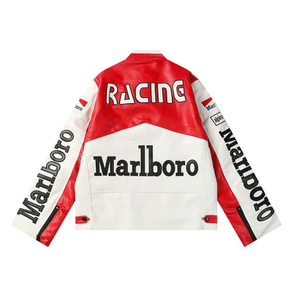Marlboro Vintage Motorcycle Leather Jacket