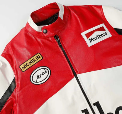 Marlboro Vintage Motorcycle Leather Jacket