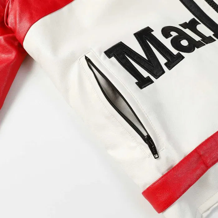 Marlboro Vintage Motorcycle Leather Jacket