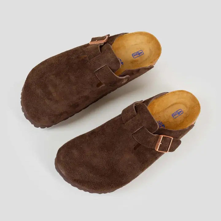 Birkenstock Boston Suede Mocha